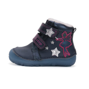 D.D.Step tündérmintás bélelt gyerekcipő W073-42766
